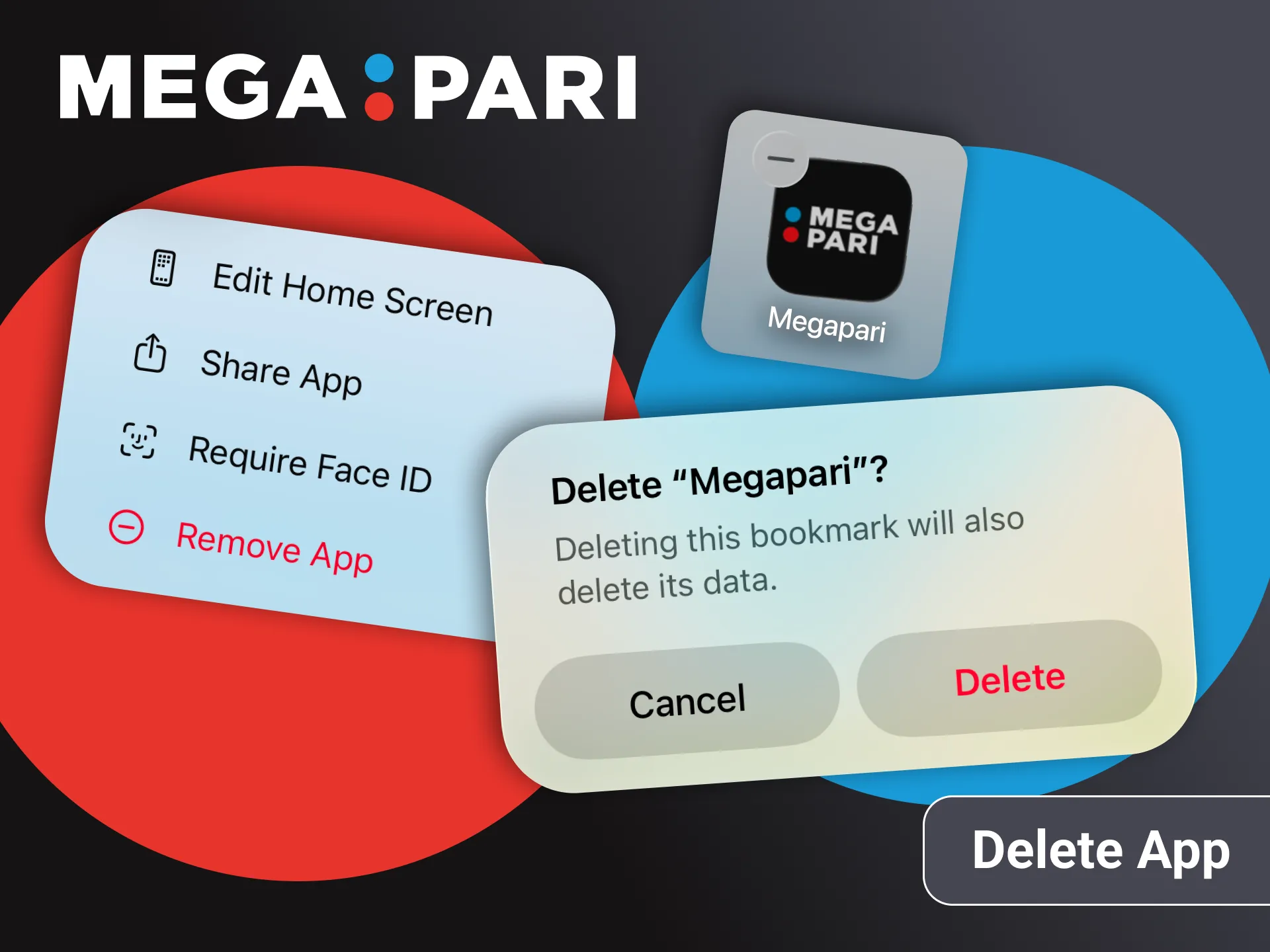 Learn the proper smartphone application removal steps from official Megapari.