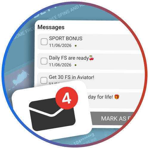 Receive Megapari alerts and never miss important promotions or events.