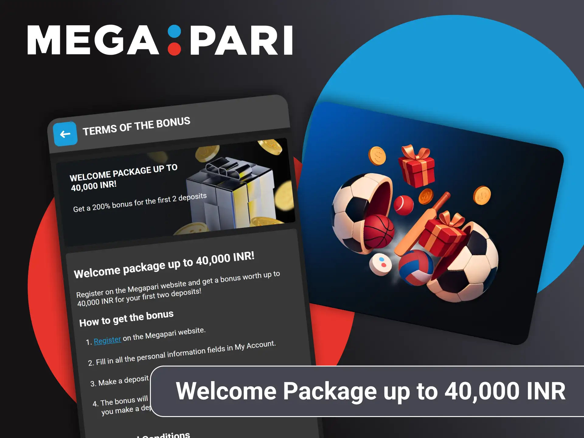 Activate your multi tier sports match bonus on official Megapari.