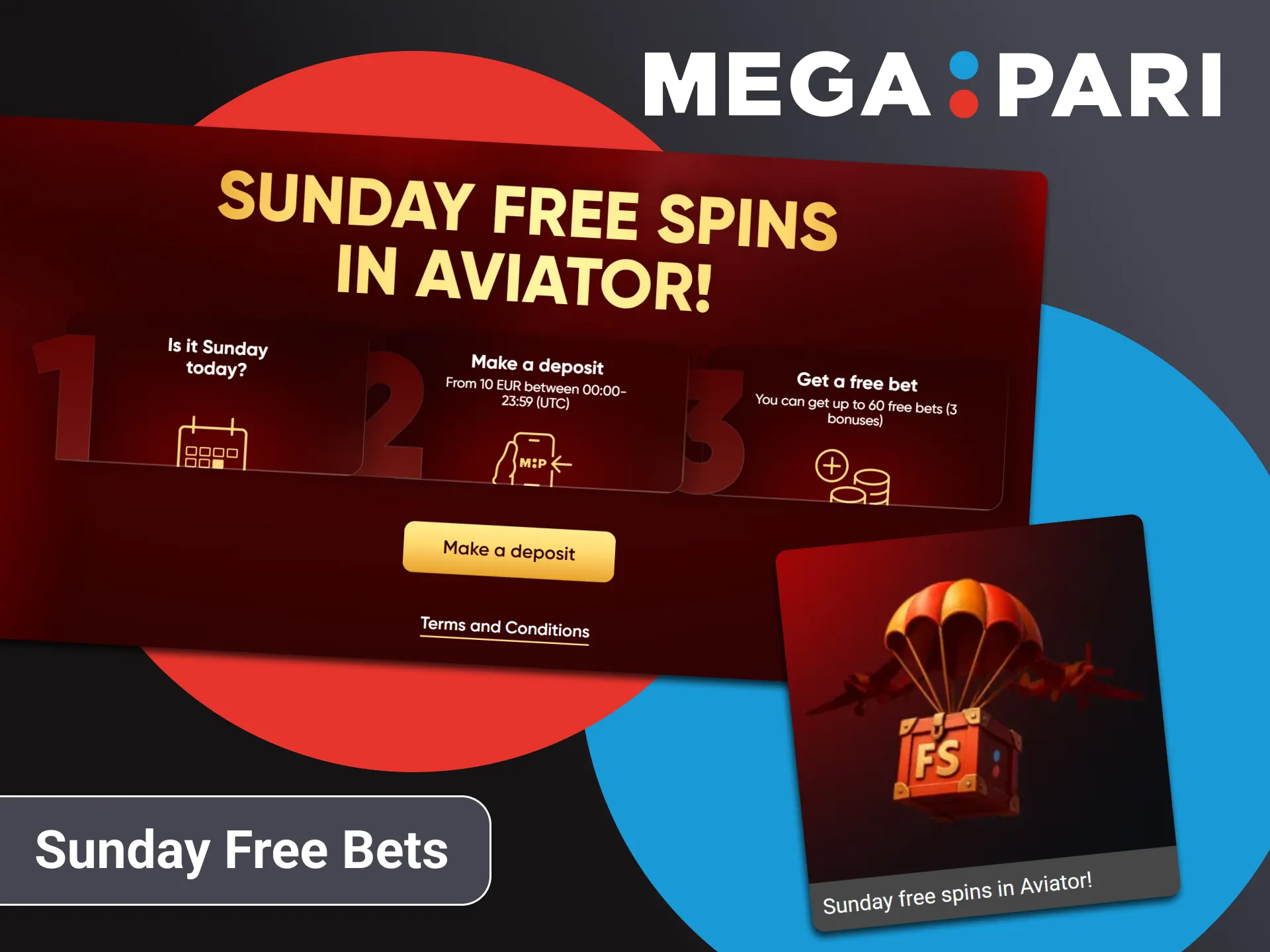 Get a bonus for playing Aviator from Megapari.