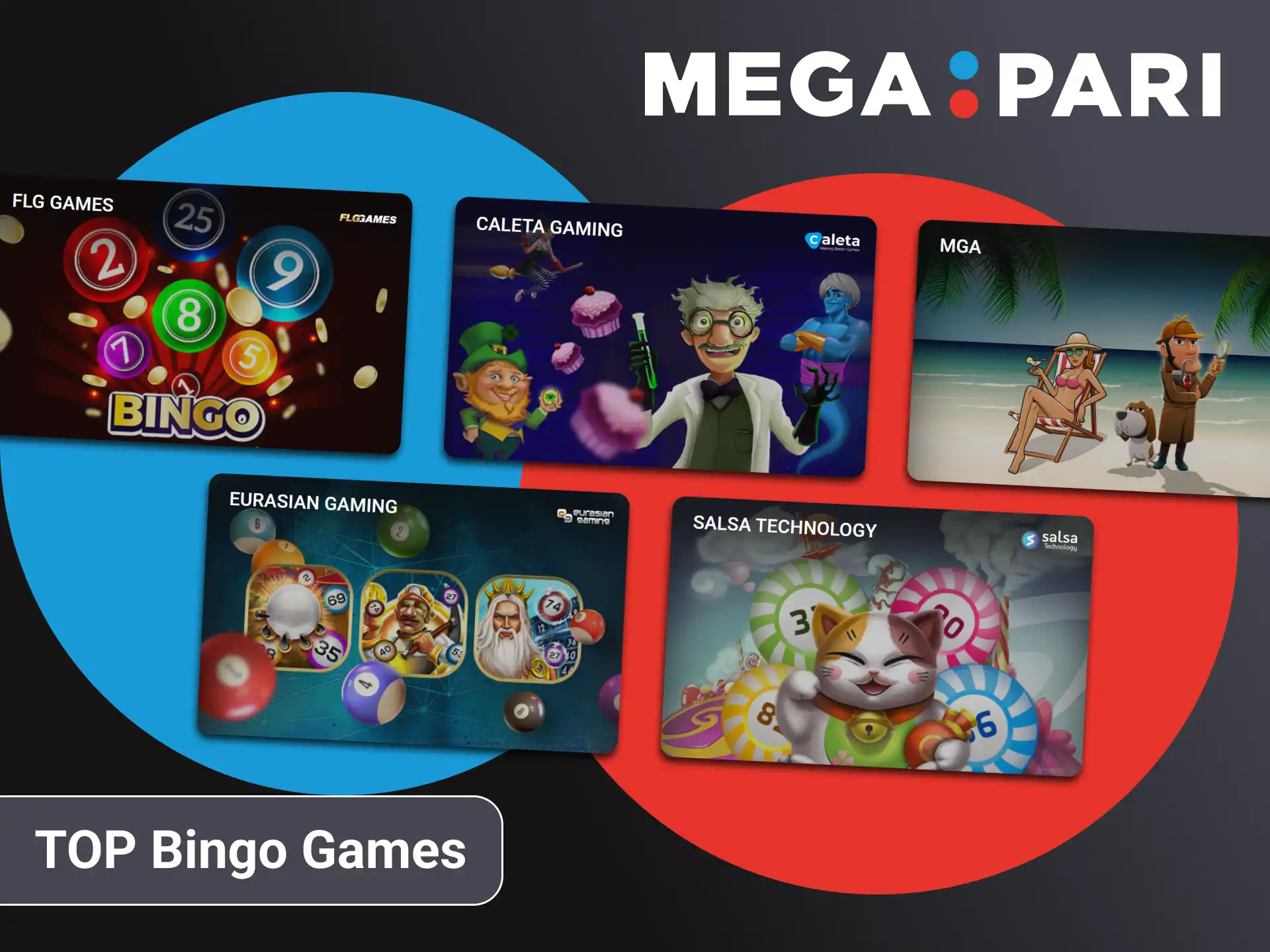 Choose your bingo game from the list on Megapari.