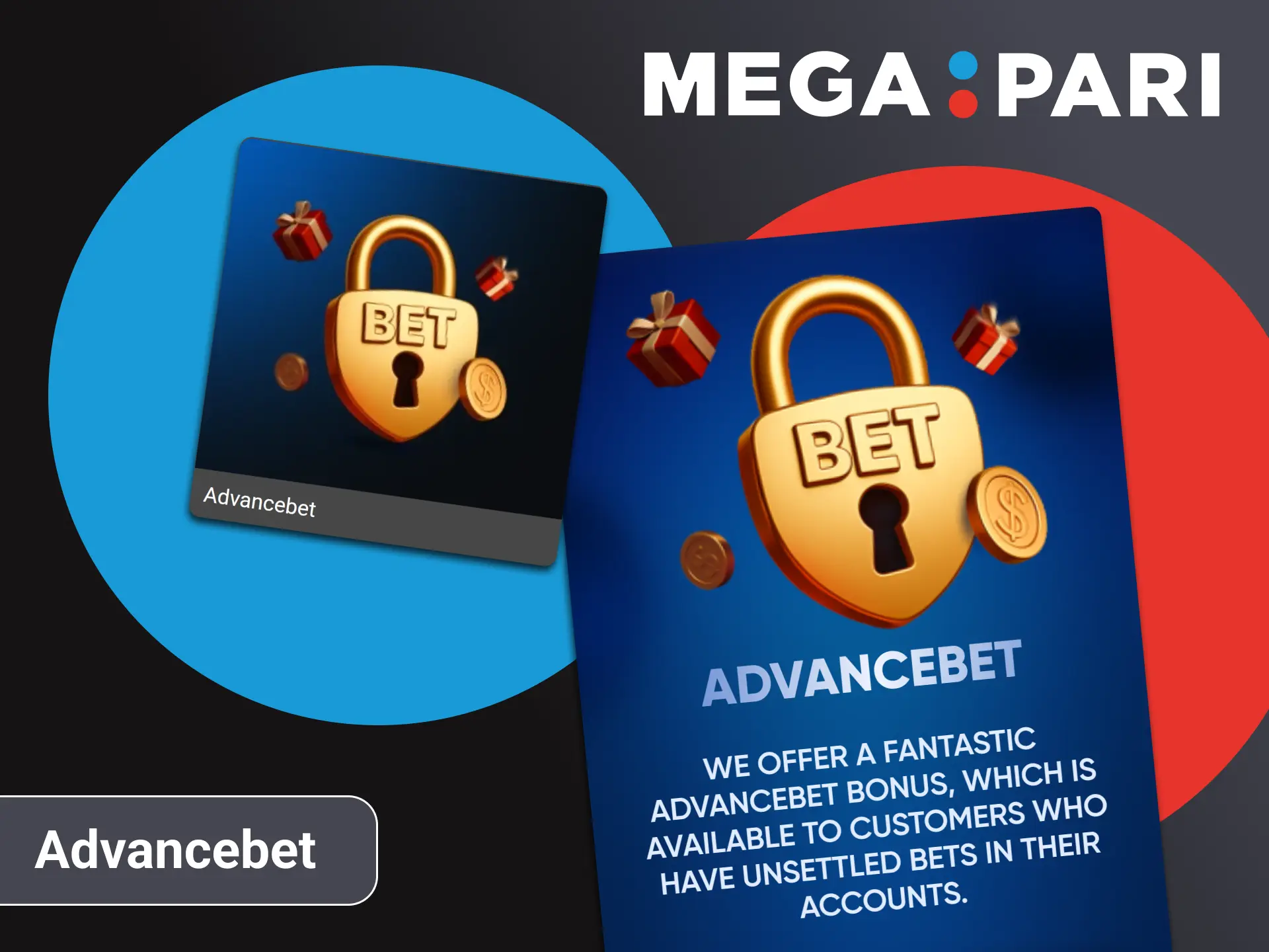 Use Megapari Advancebet bonus when your balance is small enough.