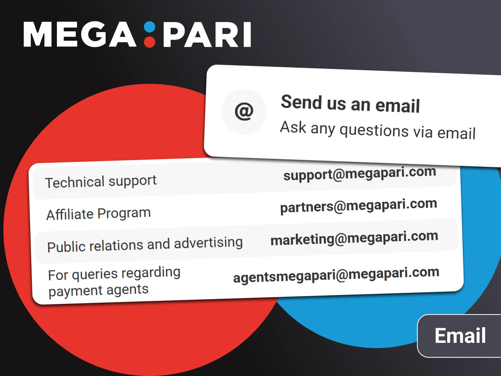 You can call help by email.