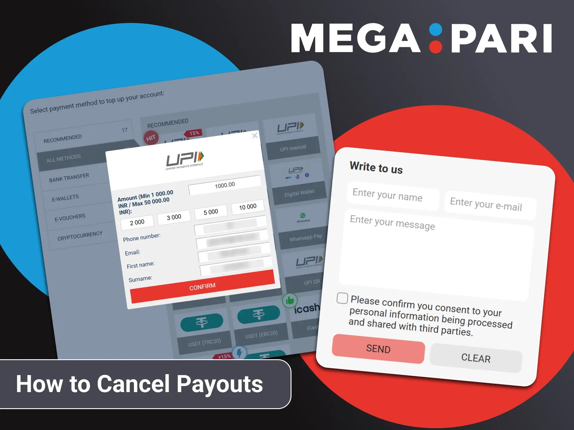 It's impossible to cancel a Megapari deposit.
