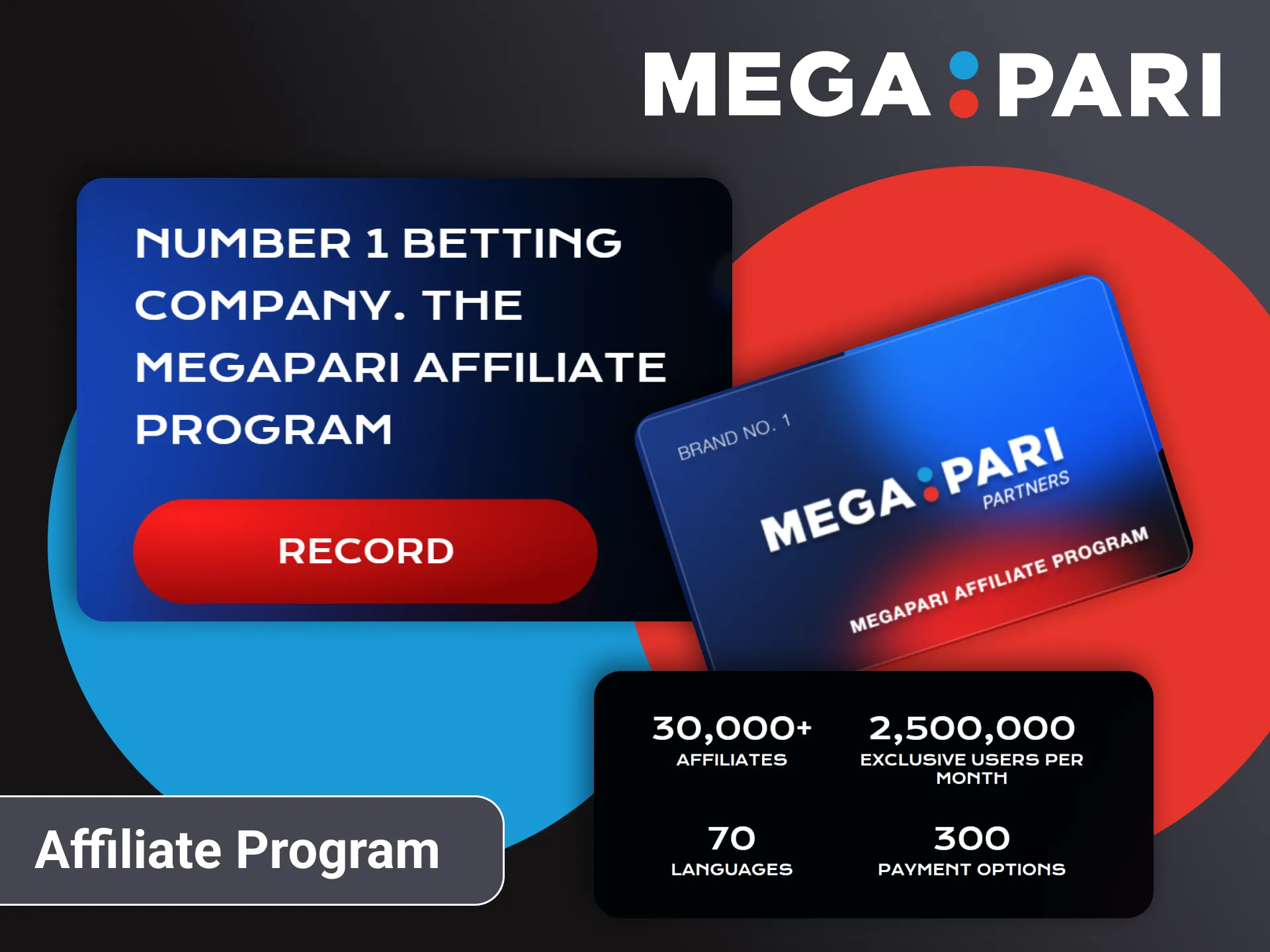 Earn high commission partner revenues by joining official Megapari network.