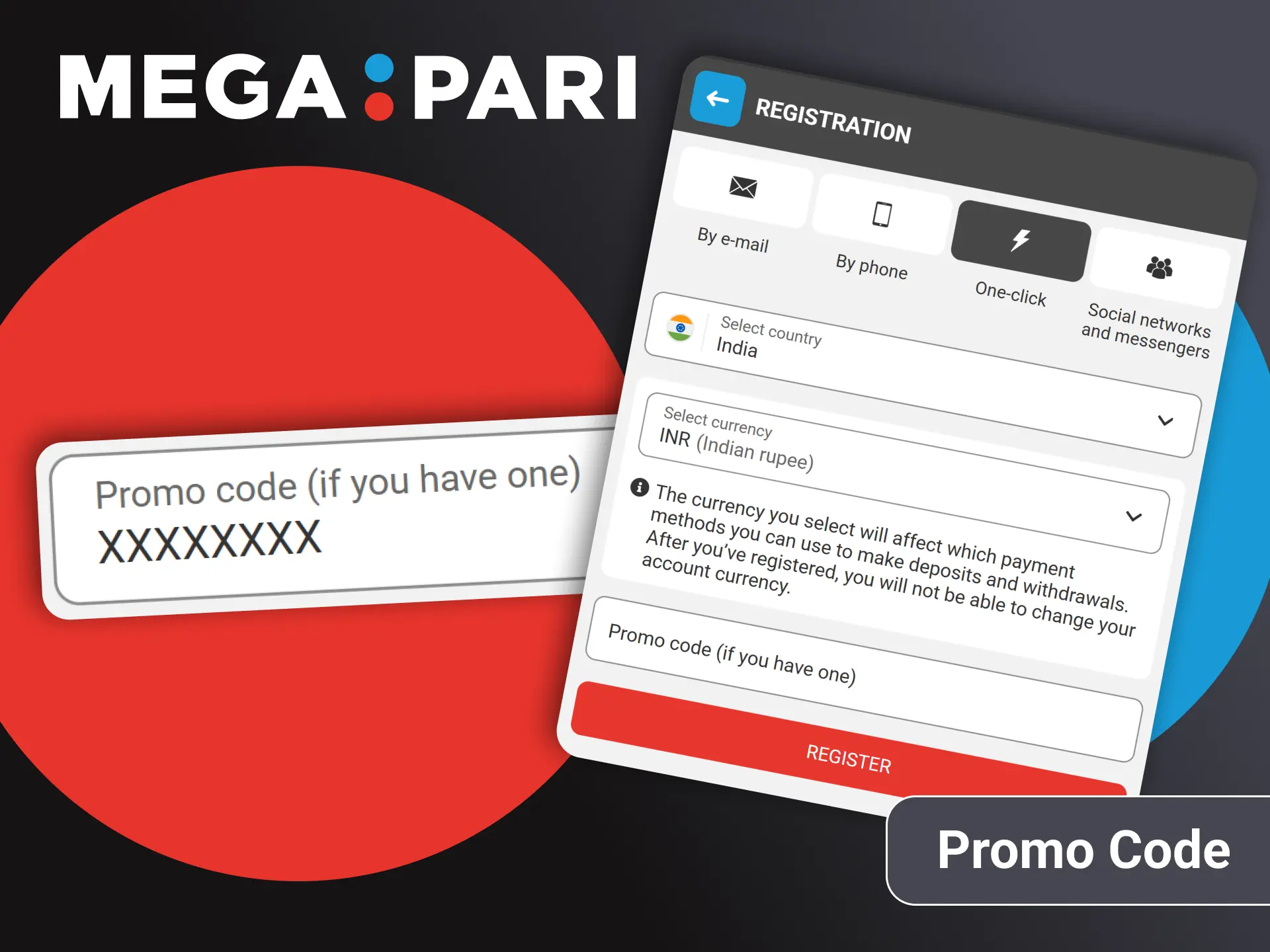 Activate the valid registration bonus voucher on official Megapari.