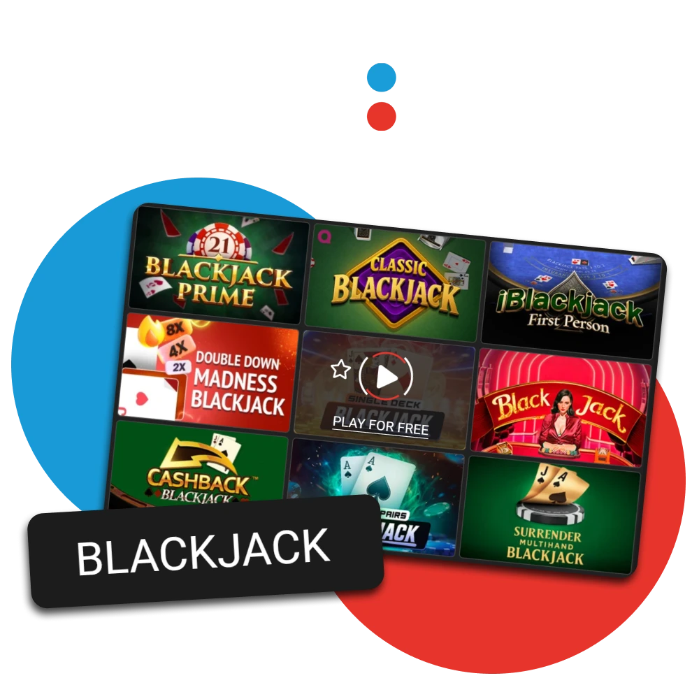 For casino games from Megapari, choose blackjack.