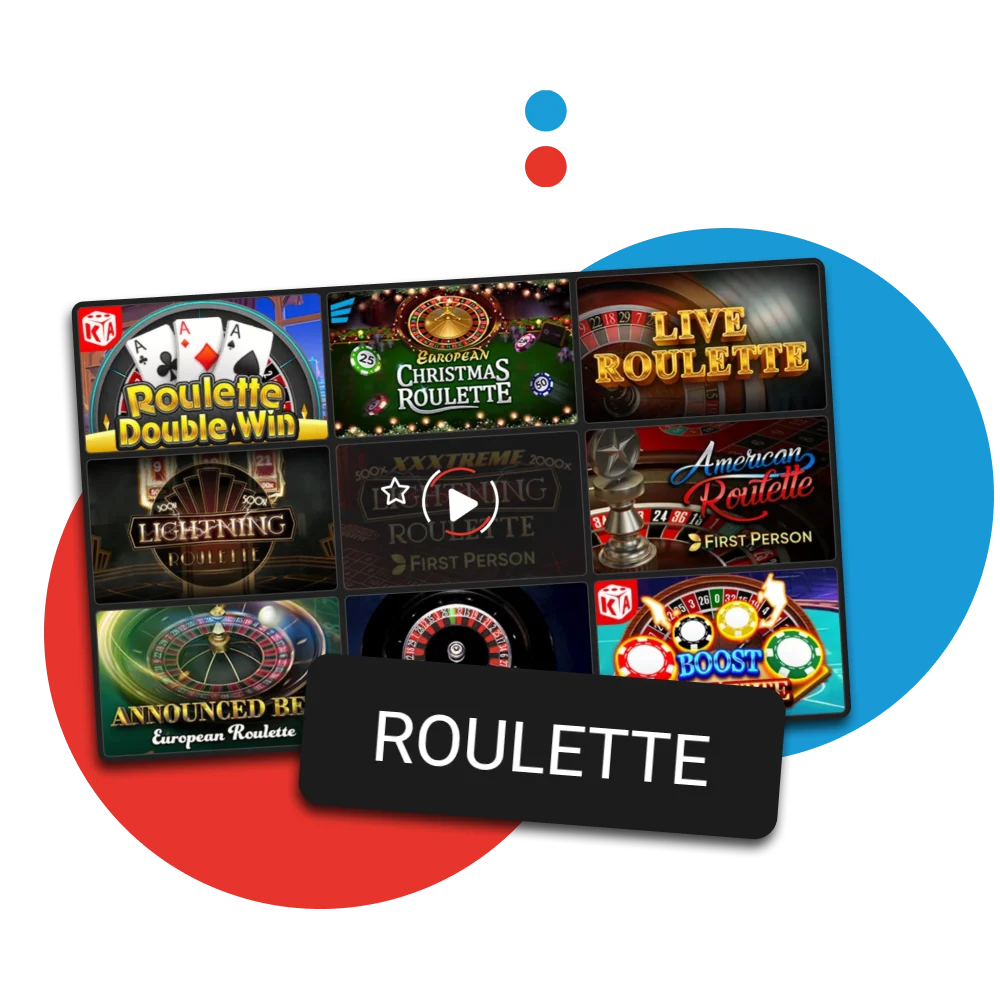 Choose roulette for casino games from Megapari.