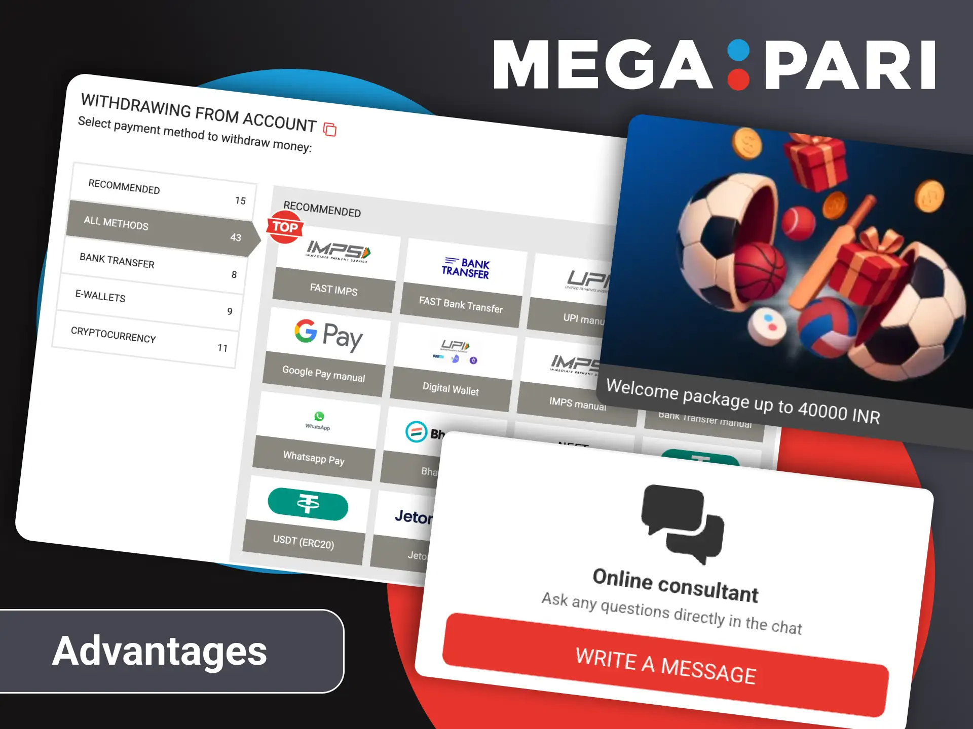 Enjoy the key features of the Megapari desktop application on Windows and Mac.