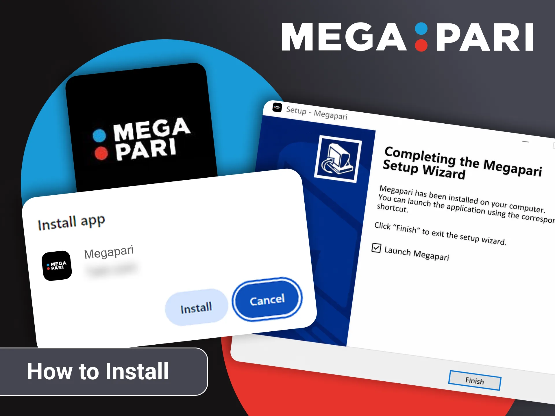 Install the Megapari PC app quickly and start playing in minutes.