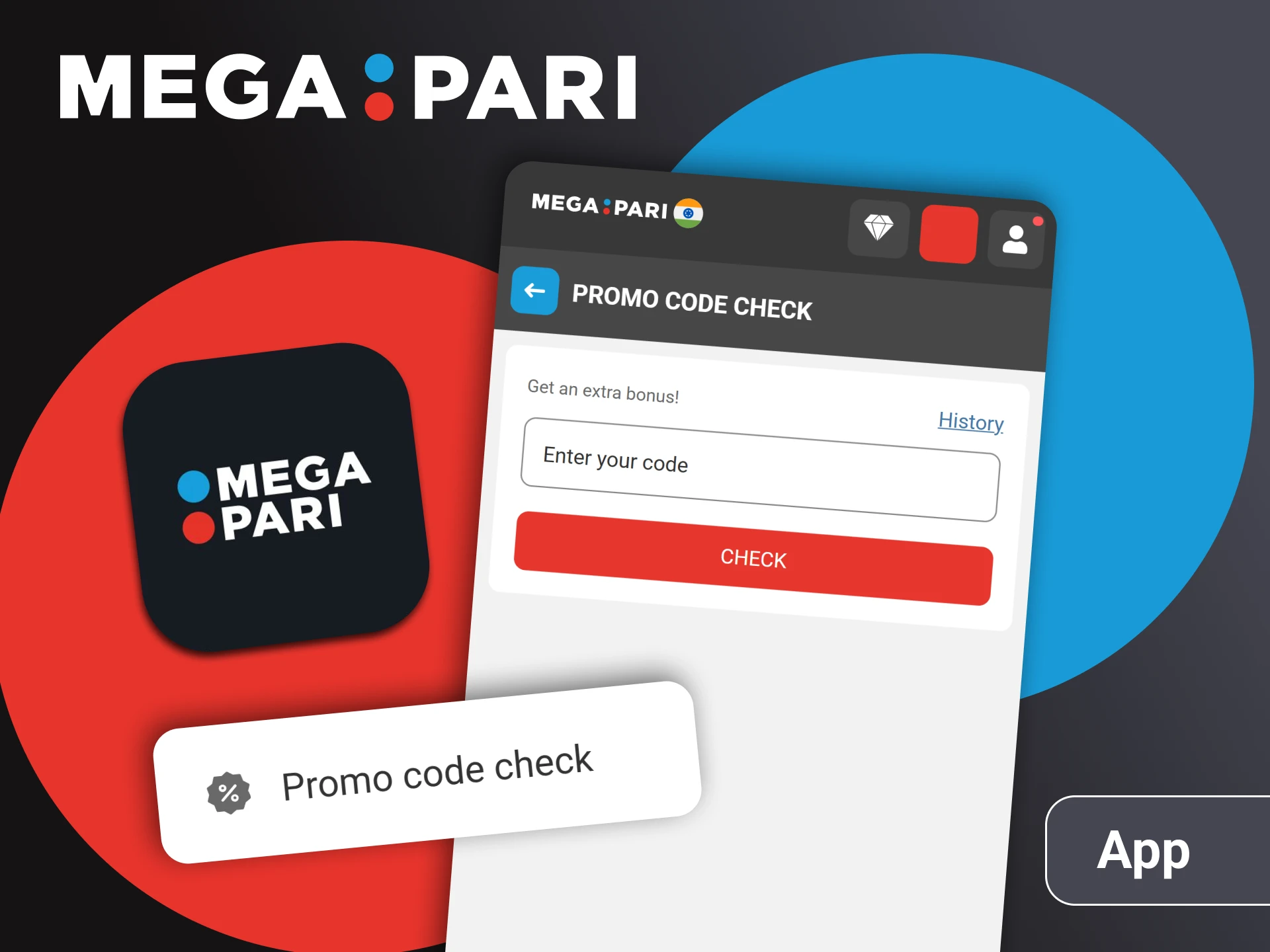 You can use Megapari promo code in the app.