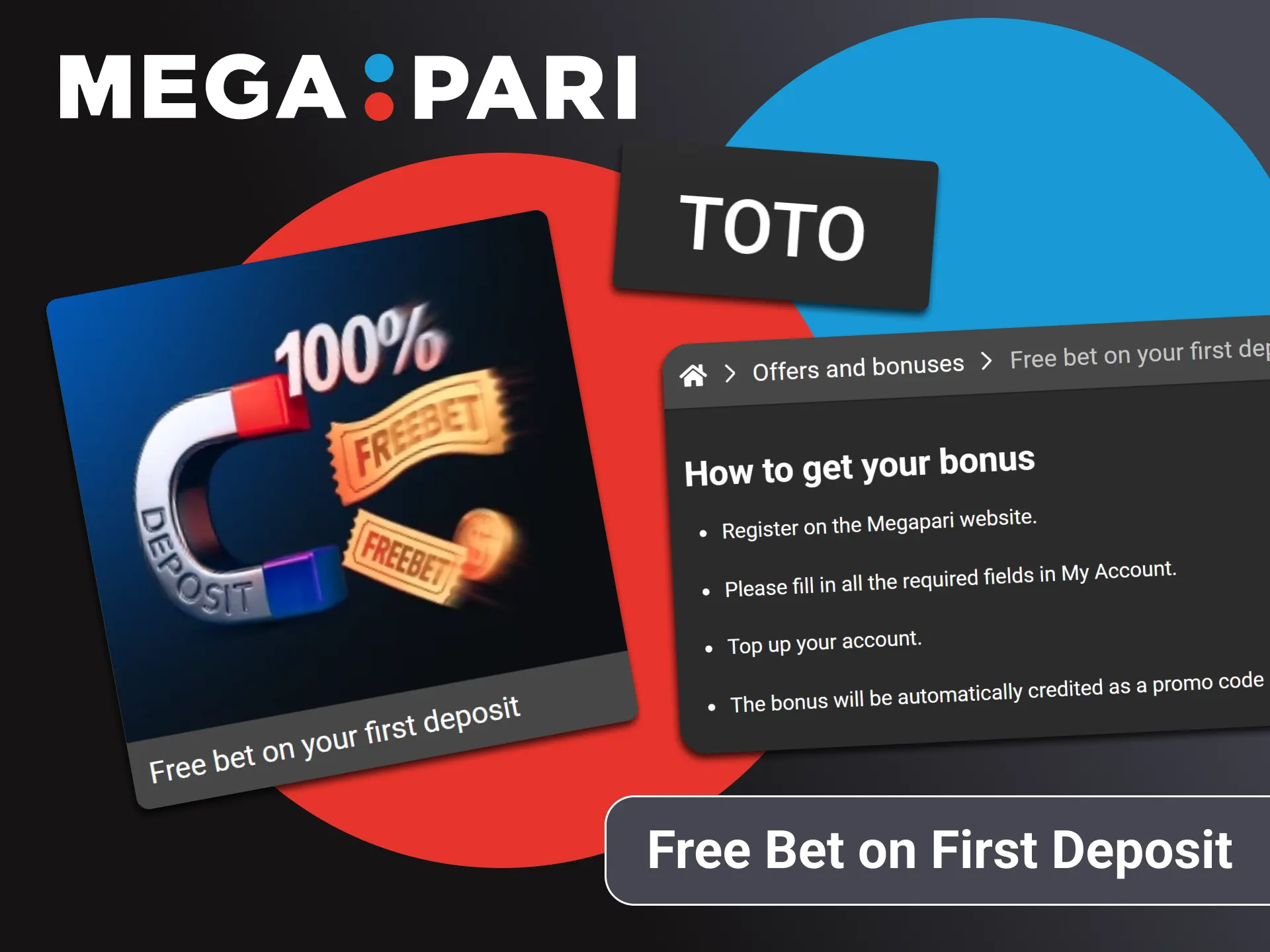 Get a bonus for betting on TOTO from Megapari.