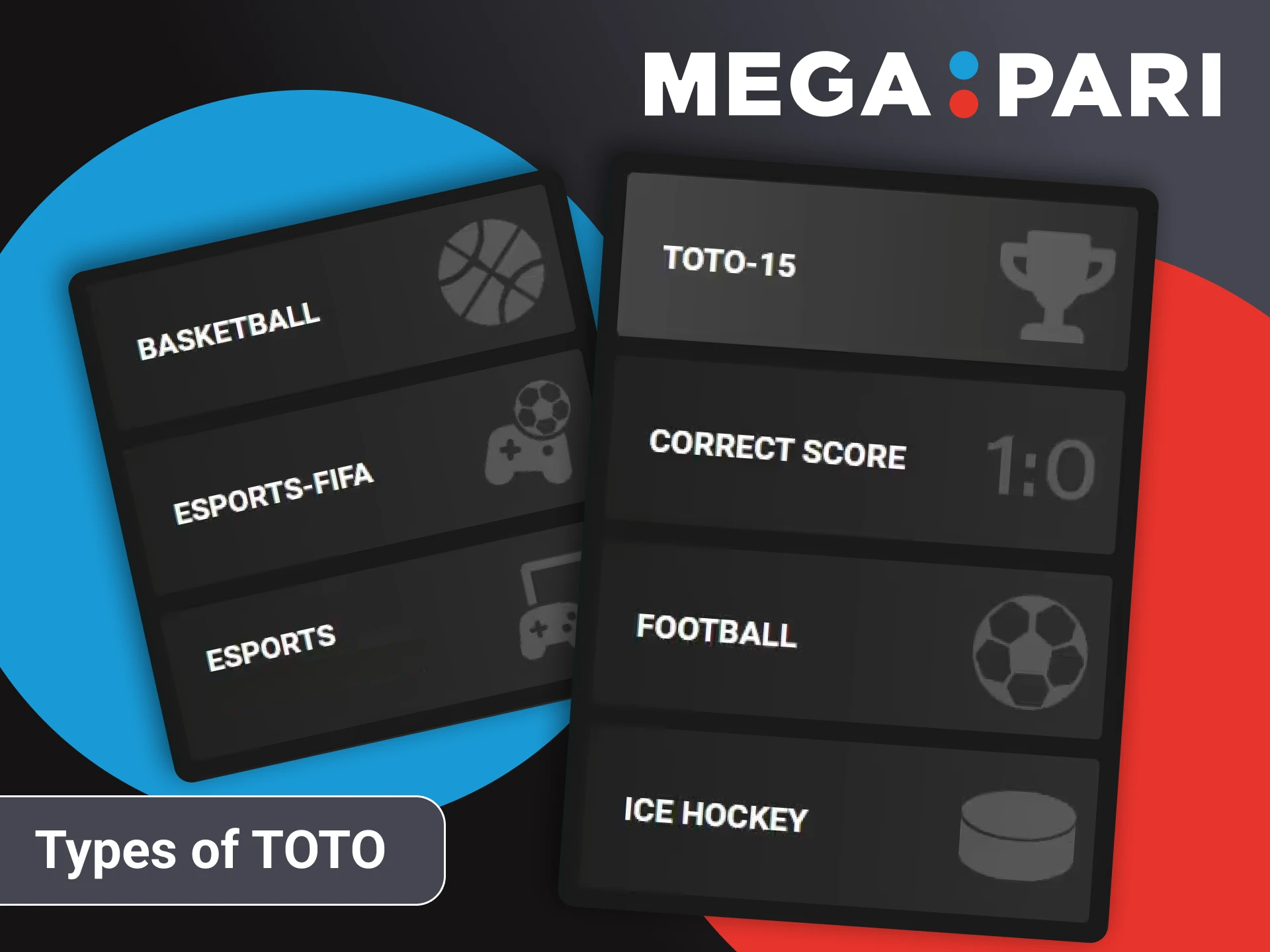 Find out which sports you can bet on in TOTO with Megapari.