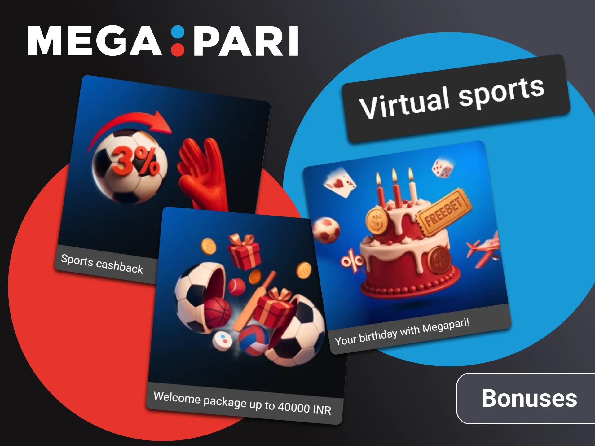 Get special betting bonuses from Megapari.