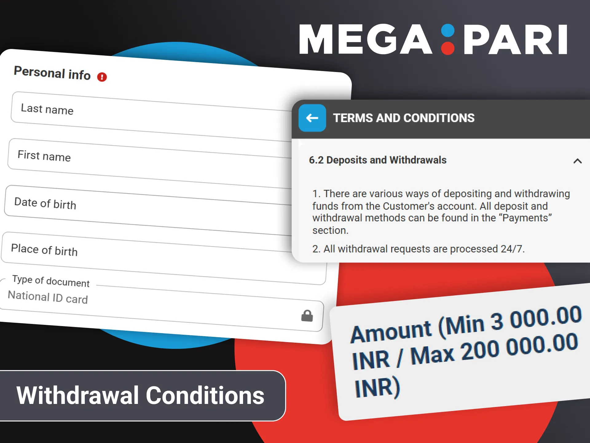 Learn the Megapari withdrawal conditions to avoid issues.